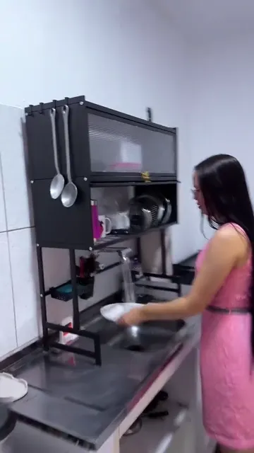 Vídeo de @elii_e_viih sobre o Escorredor Mistery